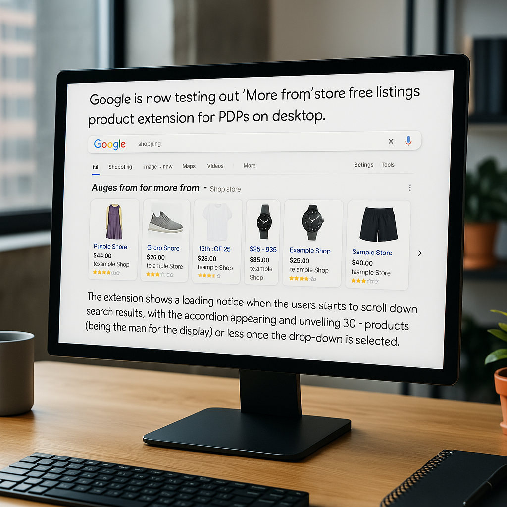 Google More From: La Nueva Extensión De Productos De Google En PDPs