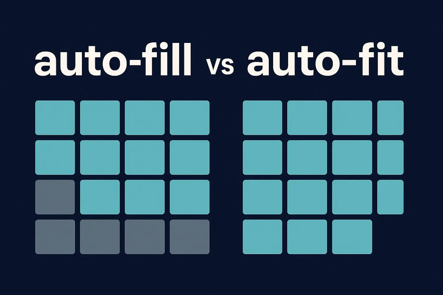 Auto-fill Vs Auto-fit En CSS Grid: Diferencias Clave Para Un Diseño Web Responsive Impecable