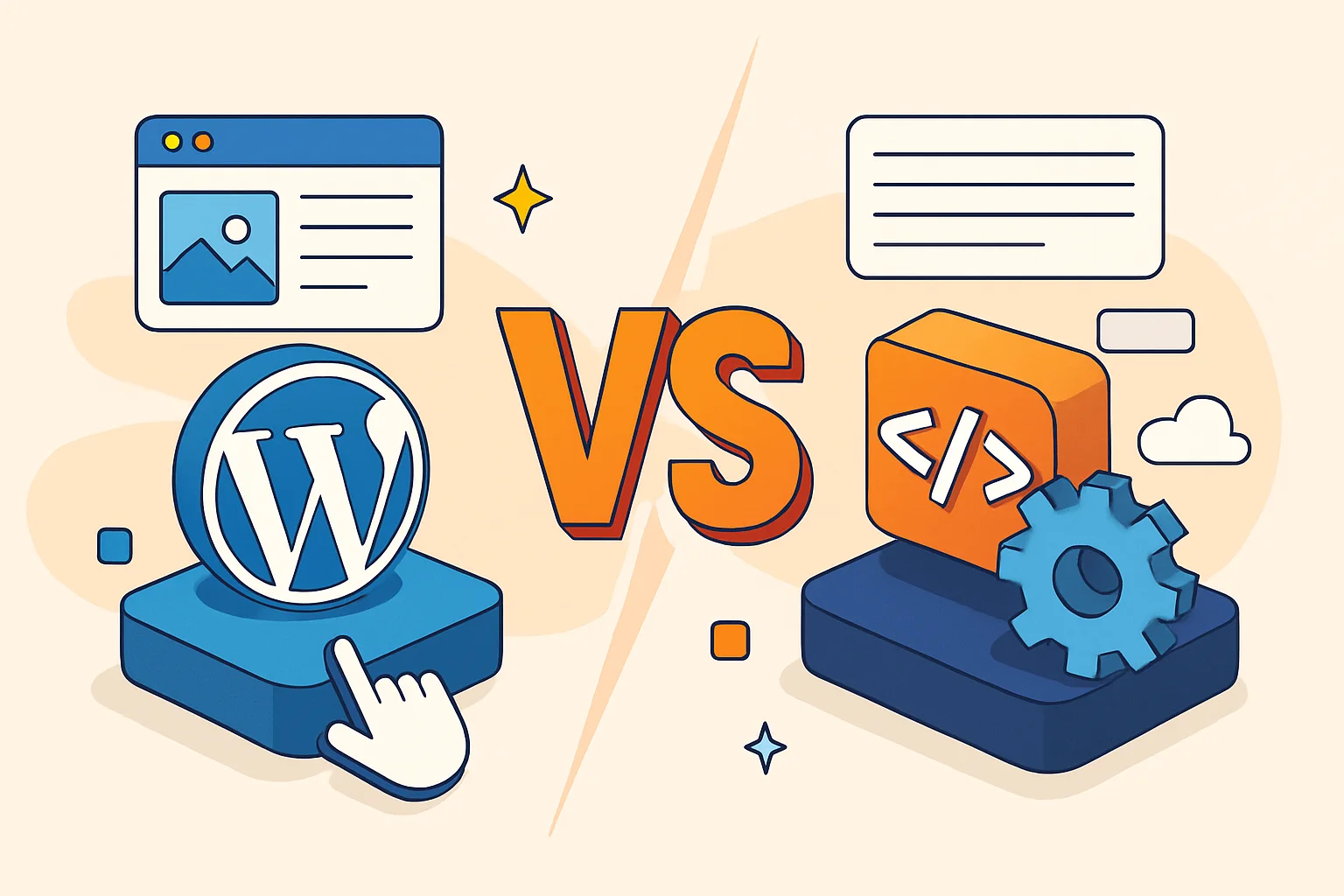 WordPress Vs Código Personalizado: Cuál Elegir Para Una Web Profesional