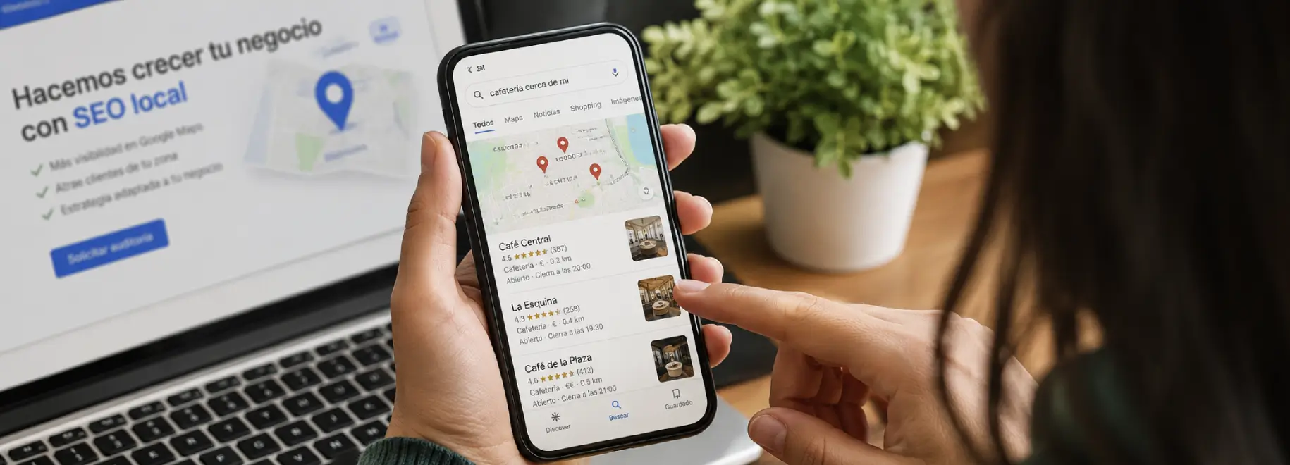 SEO local y GEO. Cómo aparecer en Google Maps, ChatGPT y Google AI Overviews