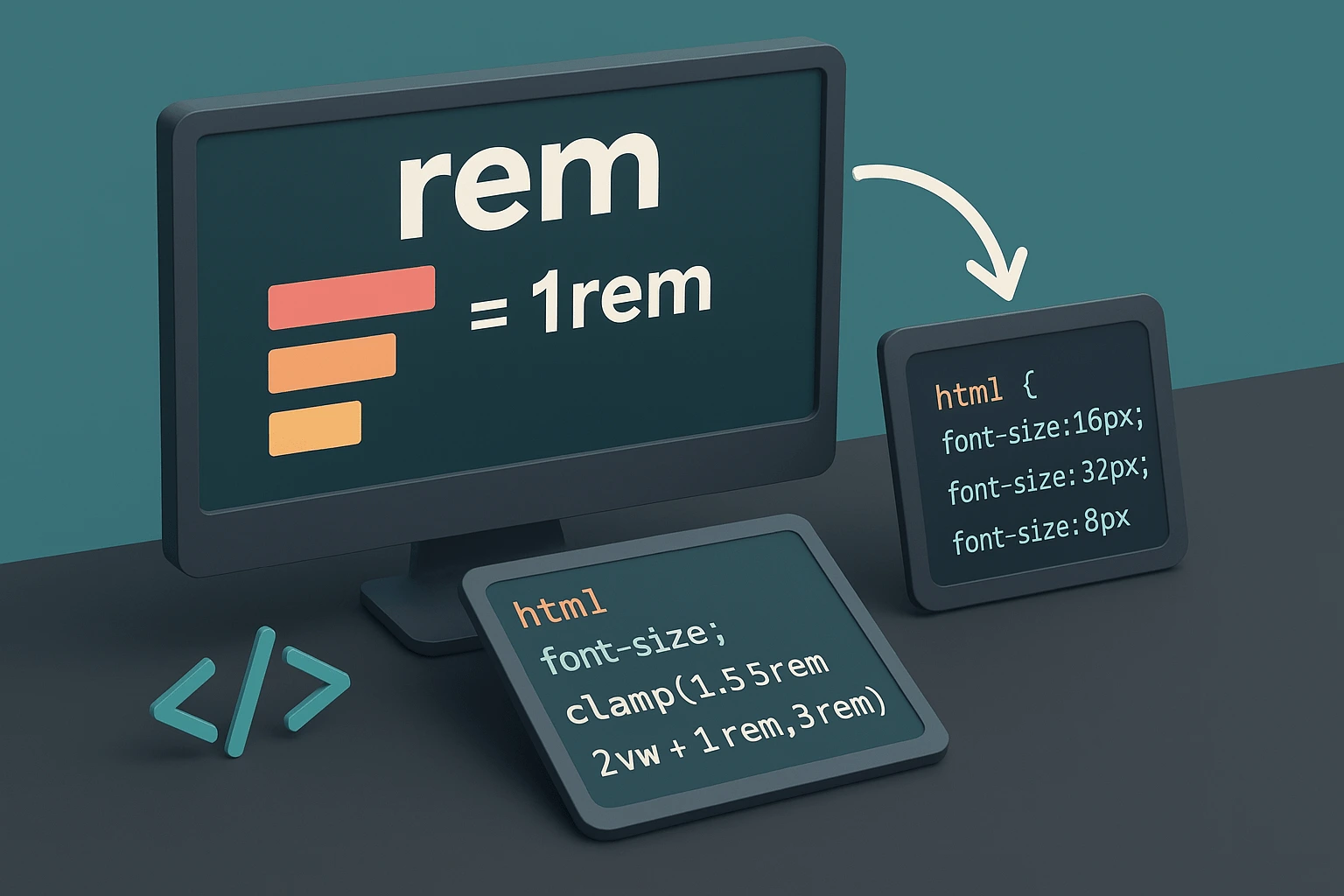 Uso de rem en CSS para crear diseños escalables y accesibles